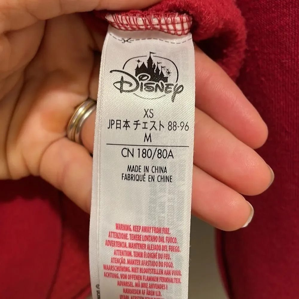 NWOT Disney woman’s red Mickey Mouse sweatshirt - Picture 7 of 11